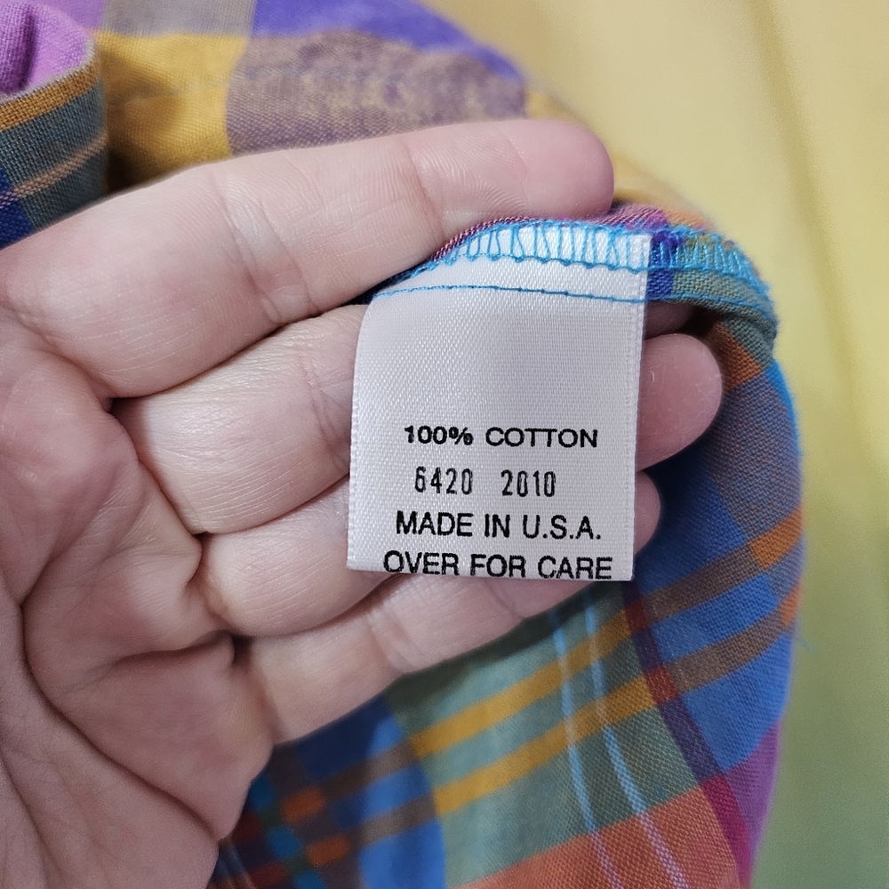 Vintage Bobbie Brooks 80's / 90's Chic Sleeveless Button Up Shirt - Picture 6 of 9